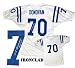 Art Donovan Autographed/Hand Signed Custom White Jersey with HOF 68 Inscription