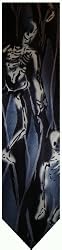 Men's J. Jerry Garcia Necktie Neck Tie Super Rare Who Goes There? Skeletons Extra Long Xl Collection Fifty-two