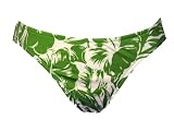 INC Acid Green Tropical Print Swimsuit-bottoms