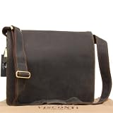 Visconti XL Umhängetasche A4 Plus – Hunter Öl Braun Leder (16054) Größe: B: B: 39,5 cm, H: 31,5 cm, T: 12 cm