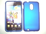 For Sprint Samsung Epic 4G Touch Accessory - Rubber Blue Hard Case Cover+ L ....