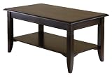 Cappuccino Finish Wood Coffee Table