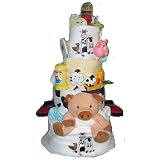 4 Tier Barnyard Baby Diaper Cake