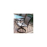 Oakland Living LC - 605 - S - CF Cascade Sling Swivel Rocker - Set of 2 - Coffee - B00249UKL4
