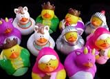 One Dozen (12) Fairy Tale Rubber Ducky Party Favors