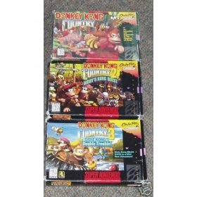 Donkey Kong Country 1, 2, and 3 Classic 3-Game Bundle by Nintendo