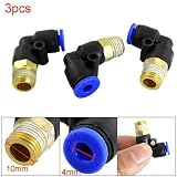 Buy Amico Pneumatic Quick Connecting 90 Degree Tube Fitting 3 Pcs by uxcell