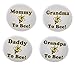 Set 4 Mommy Daddy Grandma Grandpa To Bee! 1.25