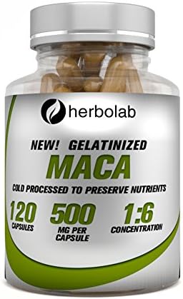 Herbolab Maca Concentrate 1:6 - Nature's Most Potent Energizer and Libido Booster for Men and Women