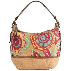Fossil "Kristy" Floral Hobo Pnk Flor