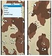 Desert Camo Design Decal Skin Sticker for Apple iPod nano 2G (2nd Generation) 2GB/ 4GB/ 8GB Player