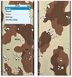 Desert Camo - Apple iPod nano 2G (2nd Generation) 2GB/ 4GB/ 8GB Protector Skin Decals - Faceplate Stickers