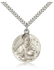St. Albert the Great Medal, Sterling Silver