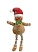 9.5" Festive Gingerbread Kisses Cookie Man Christmas Ornament