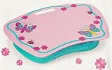 Pink Butterfly Lap Desk