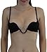 ToBeInStyle Women's U-Shape Plunge Demi Bra Push-Up Insert Pockets & Underwire