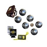 Petanque Bocce Set - 73mm Chromed Steel Set