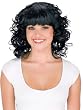 Poof Bangs Black Wig Curly Wig Theatre Costumes Wigs