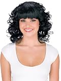 Poof Bangs Black Wig Curly Wig Theatre Costumes Wigs