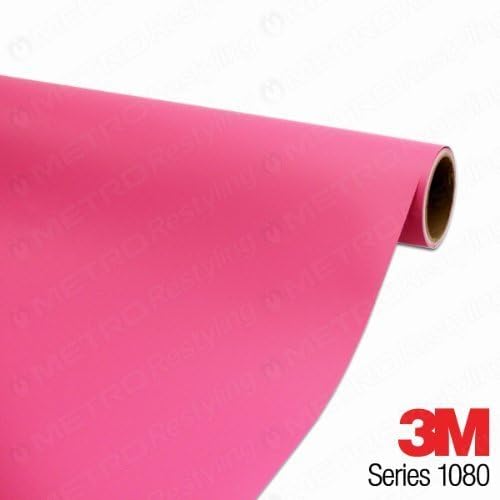 5ft x 15ft (75 Sq/ft) 3M MATTE Pink M103 Scotchprint Car Wrap Vinyl Film 1080 Series