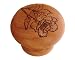 Face Grain Maple Rose Knob