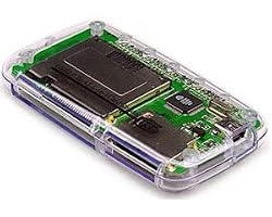USB2.0 All-in-One Card Reader - CF/SD/MMC/xD/MS - Smoke by Pexell