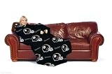Pittsburgh Steelers Adult Comfy Throw Blanket with Sleeves