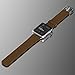 Apple Watch Band, JETech 42mm Leather Strap Wrist Band Replacement w/ Metal Clasp for Apple Watch All Models 42mm (Brown) - 2104