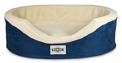 PetSafe Heated Wellness Sleeper, Medium, Military Blue/Sand