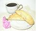 Gourmet Food : 8 pieces White Chocolate frosted HAZELNUT Biscotti