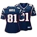 Randy Moss Reebok Navy Replica New England Patriots Women's Jersey - Medium