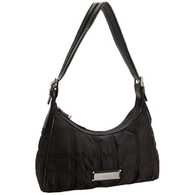 Calvin Klein Embroidered Nylon Hobo