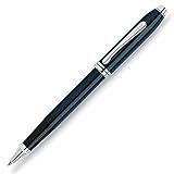 Cross Townsend, Quartz Blue Lacquer, Selectip Rolling Ball Pen, with Rhodium Plated Appointments (695-1)