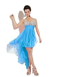 A-line V-neck Tulle Sheer  Beaded Cocktail Short Evening Dress/Homecoming Dress/Party Dress  With Rhinestones
