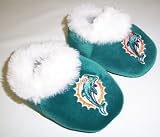 Miami Dolphins NFL Baby Bootie Slippers