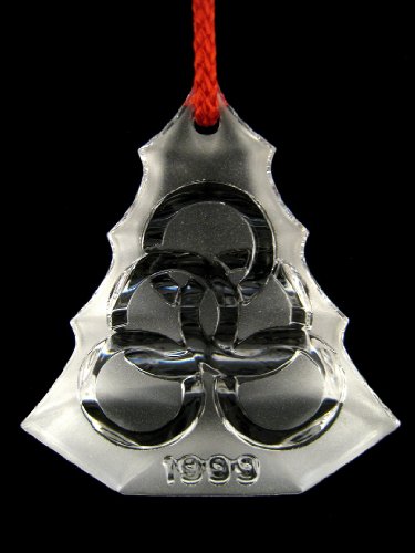 Waterford Crystal 12 Days of Christmas 5 Golden Rings 1999 5th Edition