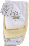 3-Pack Burp Cloths in Yellow