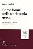 Prime forme della storiografia greca