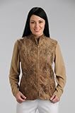 Womens Foil Print Mandarin Collar Vest Womens Foil Print Mandarin Collar Vest