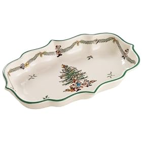 Disney's Spode Christmas Tree Celebration Candy Dish