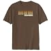 T-SHIRT BROWN " SOUTH LAKE TAHOE RETRO COLOR " CALIFORNIA Large