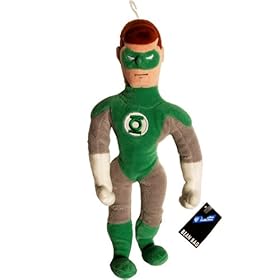  GREEN LANTERN - DC Comics Justice League Series - Warner Bros Bean Bag Plush