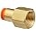 SMC KQ2F Push-to-Connect Tube Fitting, Adapter, Brass Body, Tube OD x NPT Female, Inch