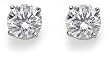 Platinum, Round, Diamond 4-Prong Stud Earrings (3/4 cttw, G-H Color, VS2 Clarity) Platinum, Round, Diamond 4-Prong Stud Earrings (3/4 cttw, G-H Color, VS2 Clarity)