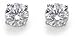 Platinum, Round, Diamond 4-Prong Stud Earrings (3/4 cttw, G-H Color, VS2 Clarity)