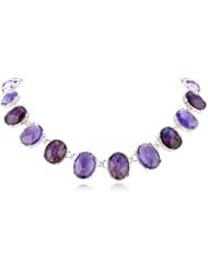 Napier "Gradient Shadows" Multi-Purple Collar Necklace, 19"