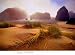 Morning Fog Lifting Beautiful MUSEUM WRAP CANVAS Print with Added BRUSHSTROKES Loren Soderberg 36x26