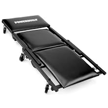 Powerbuilt 640981 3-In-1 40" Floor Creeper with Tool Tray