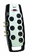 Coleman Cable 04649 8-Outlet Home Theater Surge Protector with Dual Coax Protection and Sliding Outlet Covers, with 6-Ft Cord
