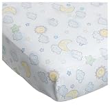 Just Born Iridescent Moon Crib Sheet